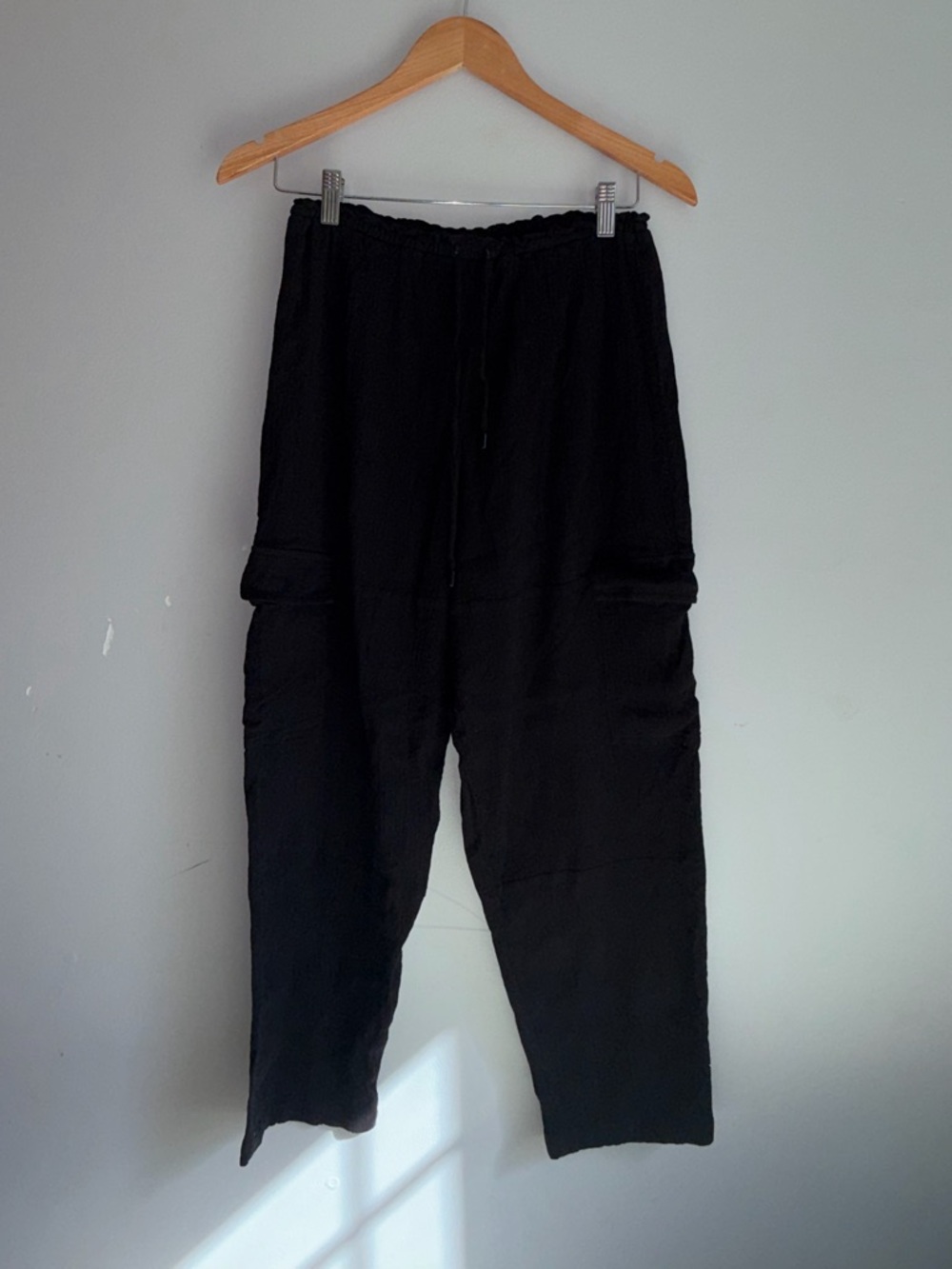 Sanctuary Black Cotton Lounge Pants - Picture 3 of 4